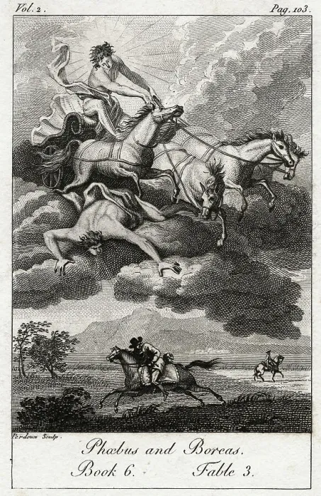 Framed Print : Illustration from Phoebus and Boreas Framed Print : Illustration from Phoebus and Boreas