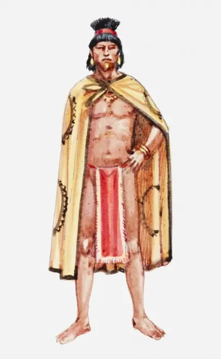 Framed Print : Illustration of Pipiltin nobleman Framed Print : Illustration of Pipiltin nobleman