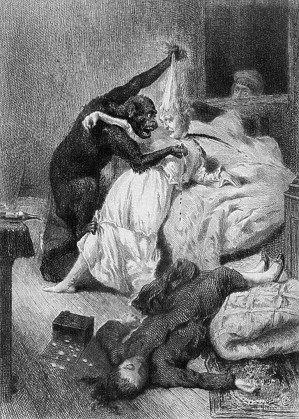 Illustration For Poes The Murders In The Rue Morgue