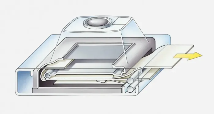 Framed Print : Illustration of polaroid camera Framed Print : Illustration of polaroid camera