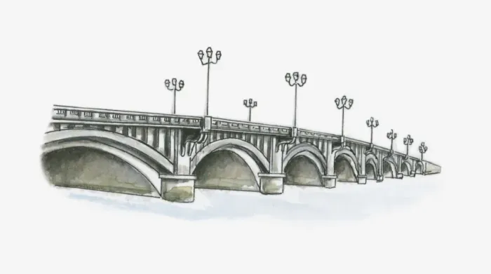 Framed Print : Illustration of Pont Saint-Esprit, Bayonne, Pyrenees-Atlantiques, France Framed Print : Illustration of Pont Saint-Esprit, Bayonne, Pyrenees-Atlantiques, France