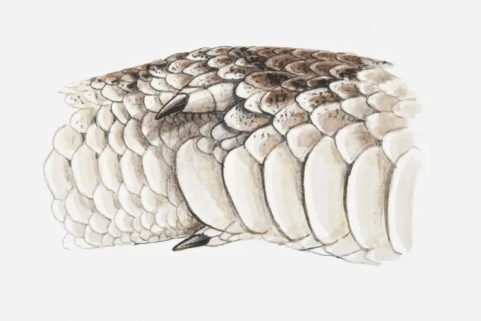 Framed Print : Illustration of a pythons spurs, close-up Framed Print : Illustration of a pythons spurs, close-up