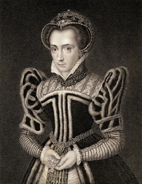 Framed Print : Illustration of Queen Mary of England Framed Print : Illustration of Queen Mary of England