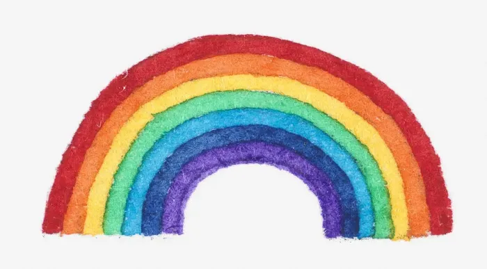 Framed Print : Illustration of a rainbow Framed Print : Illustration of a rainbow