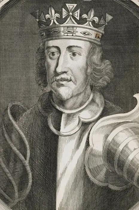 Framed Print : Illustration of Richard the Lionheart as King of England Framed Print : Illustration of Richard the Lionheart as King of England