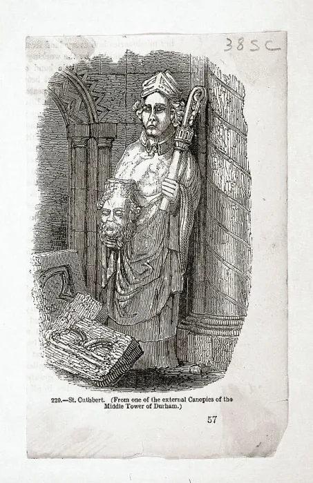 Framed Print : Illustration Of Saint Cuthbert Framed Print : Illustration Of Saint Cuthbert