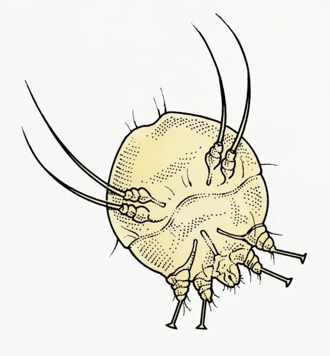 Framed Print : Illustration of Scabies Mite (Sarcoptes scabiei ) Framed Print : Illustration of Scabies Mite (Sarcoptes scabiei )