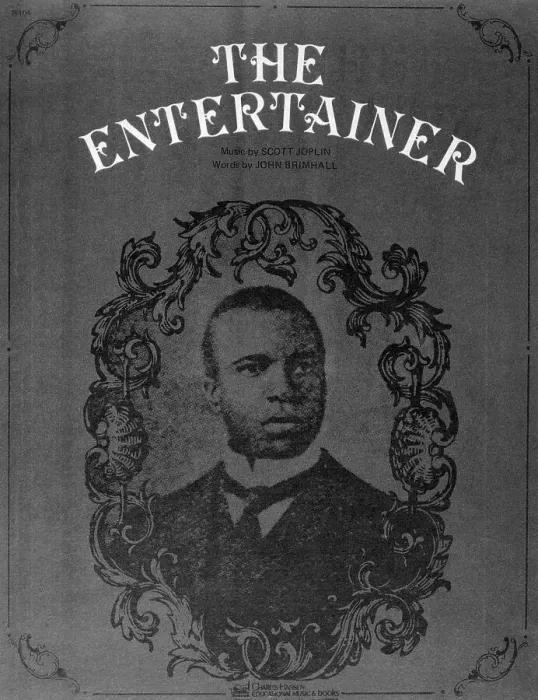 Framed Print : Illustration of Scott Joplin from The Entertainer Framed Print : Illustration of Scott Joplin from The Entertainer
