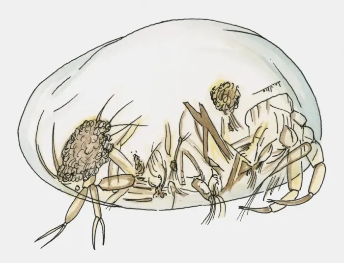 Framed Print : Illustration of Sea Shrimp (Ostracod) Framed Print : Illustration of Sea Shrimp (Ostracod)