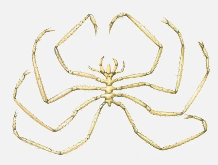 Framed Print : Illustration of Sea Spider (Colossendeis)