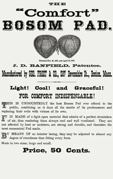 Framed Print : Illustration Showing Early Designed Bosom Pad Framed Print : Illustration Showing Early Designed Bosom Pad