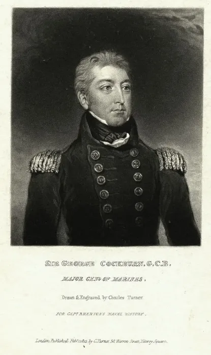 Framed Print : Illustration Of Sir George Cockburn Framed Print : Illustration Of Sir George Cockburn