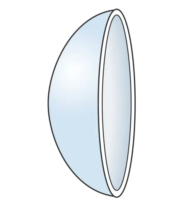 Framed Print : Illustration of soft contact lens Framed Print : Illustration of soft contact lens
