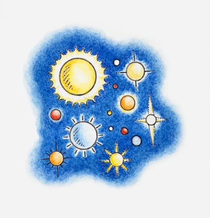 Framed Print : Illustration of solar system Framed Print : Illustration of solar system