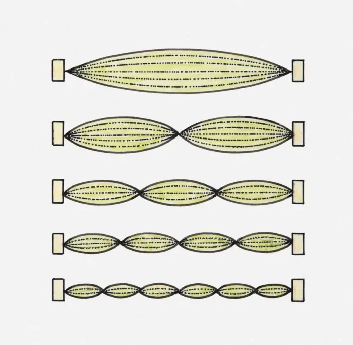 Framed Print : Illustration of sound frequencies, fundamental frequency and higher frequencies (harmonics) Framed Print : Illustration of sound frequencies, fundamental frequency and higher frequencies (harmonics)