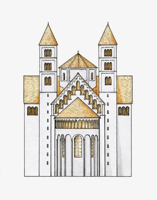 Framed Print : Illustration of Speyer Cathedral, Speyer, Germany Framed Print : Illustration of Speyer Cathedral, Speyer, Germany