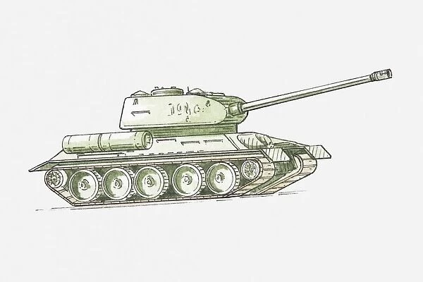 Illustration of tank