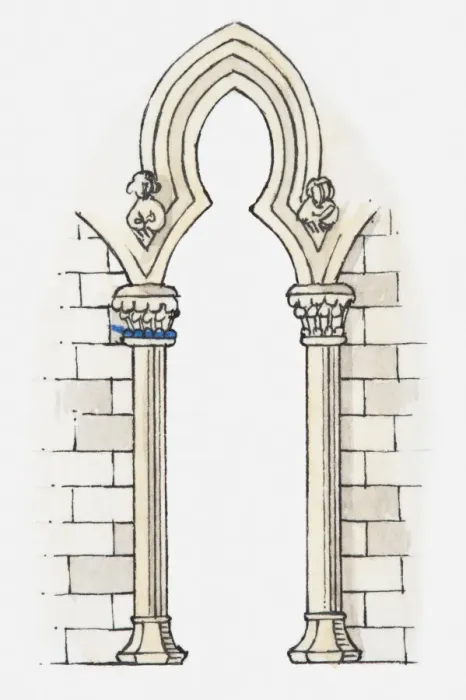 Framed Print : Illustration of a trefoil arch, Beverley, Beverley Minster, Yorkshire, England Framed Print : Illustration of a trefoil arch, Beverley, Beverley Minster, Yorkshire, England