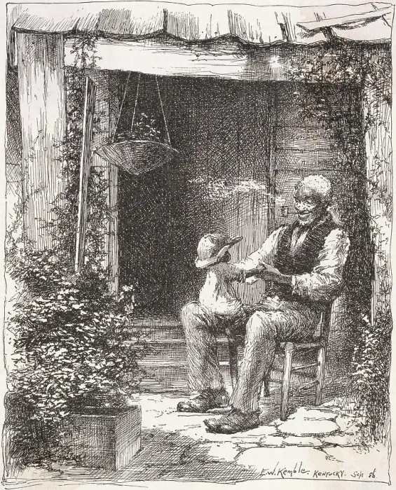 Framed Print : Illustration from Uncle Tom's Cabin Framed Print : Illustration from Uncle Tom's Cabin
