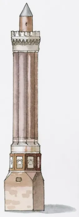 Framed Print : Illustration of Yivli Minare, a 14th century Seljuk-Ottoman fluted minaret Framed Print : Illustration of Yivli Minare, a 14th century Seljuk-Ottoman fluted minaret