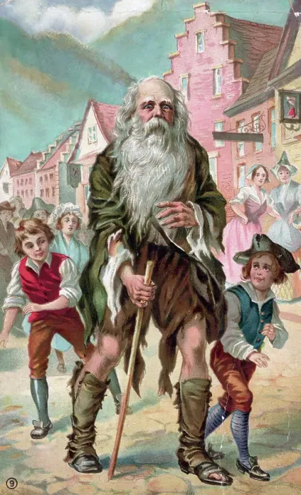 Framed Print : Illustraton of Rip Van Winkle Framed Print : Illustraton of Rip Van Winkle