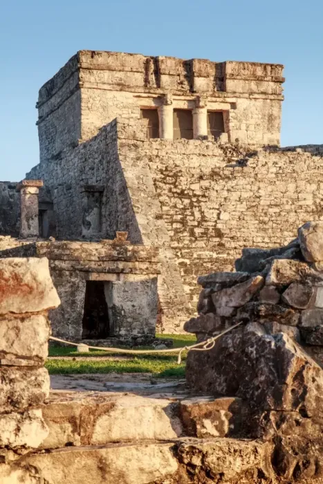 Framed Print : Image of El Castillo ruins in Tulum, Mexico Framed Print : Image of El Castillo ruins in Tulum, Mexico