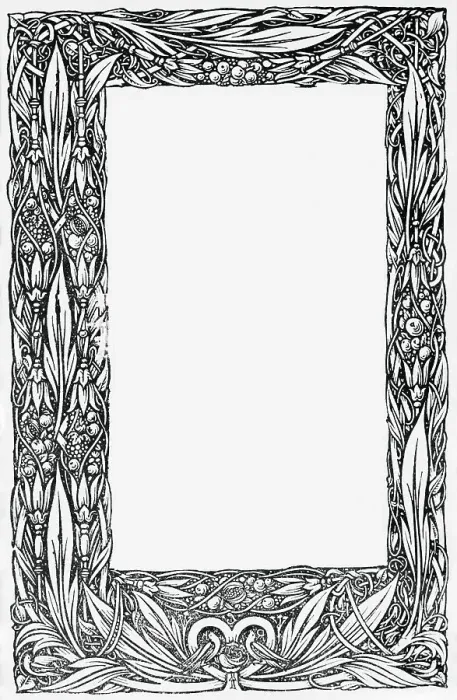 Framed Print : Image of Frame with Floral Motif Framed Print : Image of Frame with Floral Motif