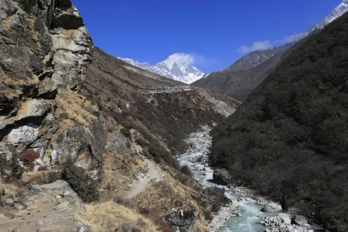 Framed Print : The Imja Khola river valley, Dingboche Pass Framed Print : The Imja Khola river valley, Dingboche Pass