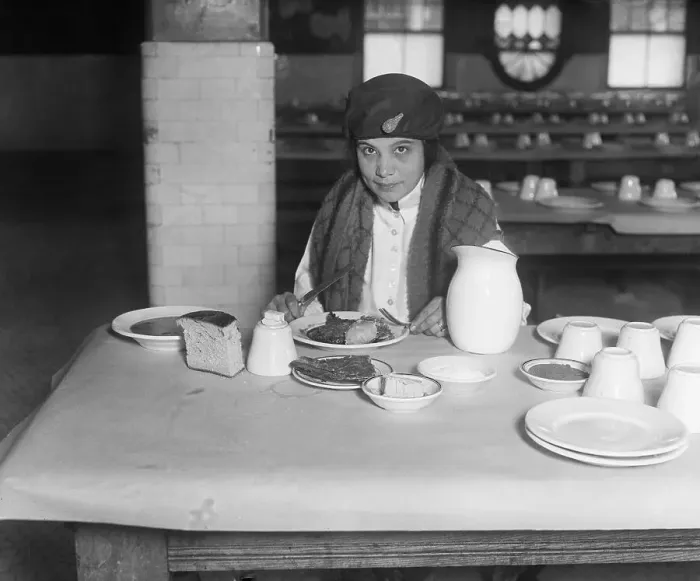 Framed Print : Immigrant Eating Meal on Ellis Island Framed Print : Immigrant Eating Meal on Ellis Island