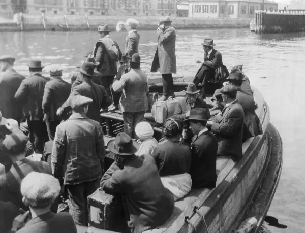 Immigrants Rejected at Ellis Island, 1920s Print. Art Prints