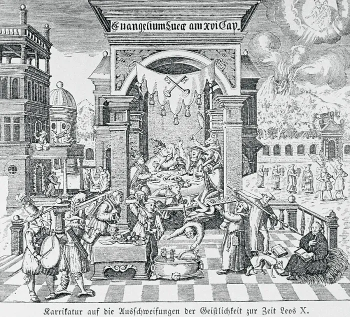 Framed Print : Immoral Life of Pope Leo X