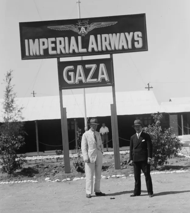 Framed Print : Imperial Airways Terminal - Gaza Framed Print : Imperial Airways Terminal - Gaza