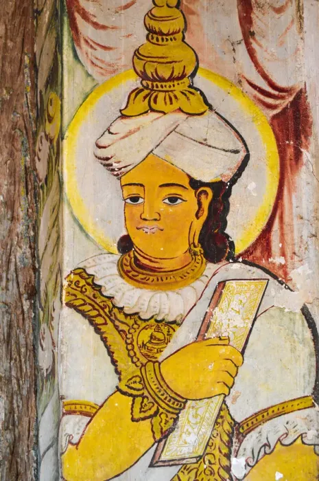 Framed Print : The impressive wall mural Ancient painting Framed Print : The impressive wall mural Ancient painting