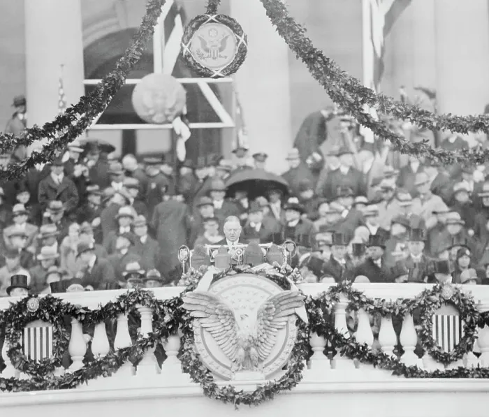 Framed Print : Inauguration of Herbert Hoover Framed Print : Inauguration of Herbert Hoover