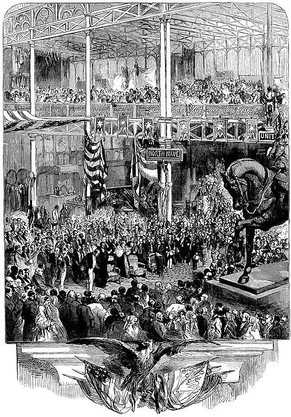 Inauguration of the New York Crystal Palace, Illustrated London News