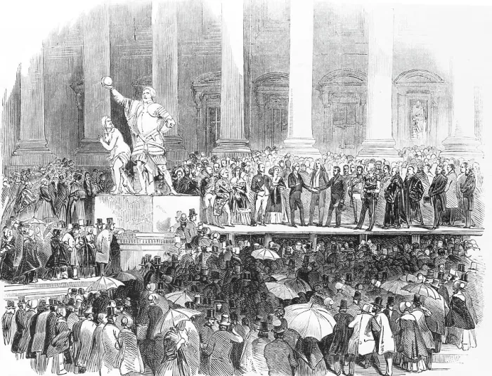 Framed Print : Inauguration Of President Polk Framed Print : Inauguration Of President Polk