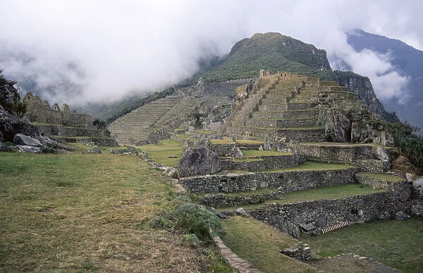 The Inca site of Machu Picchu
