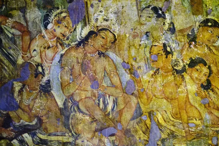 Framed Print : India, Maharashtra, Ajanta cave temple Framed Print : India, Maharashtra, Ajanta cave temple