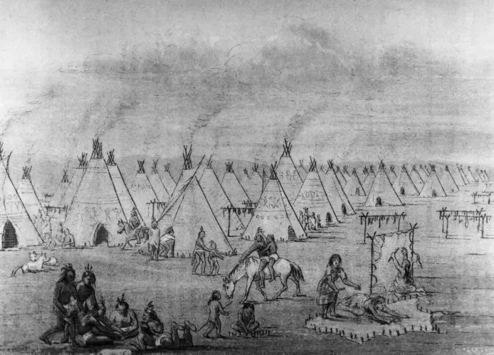 Framed Print : Indian Camp Framed Print : Indian Camp