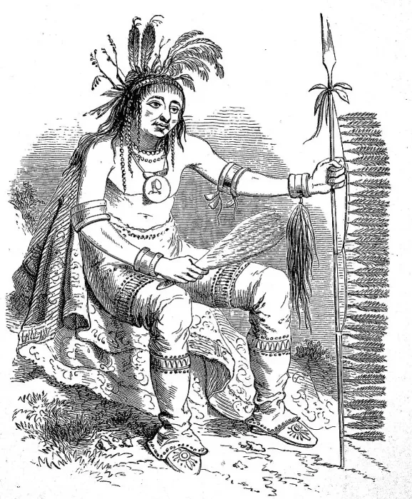 Framed Print : Indian from the Chippewas tribe from the Wisconsin region, USA, illustration from 1880, Historical, digital reproduction of an original from the 19th century Framed Print : Indian from the Chippewas tribe from the Wisconsin region, USA, illustration from 1880, Historical, digital reproduction of an original from the 19th century