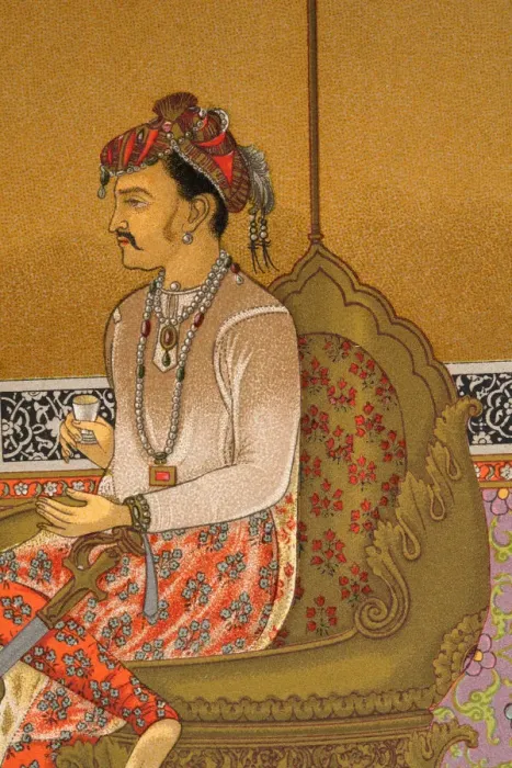 Framed Print : Indian man of the court of the Mughal emperor Framed Print : Indian man of the court of the Mughal emperor
