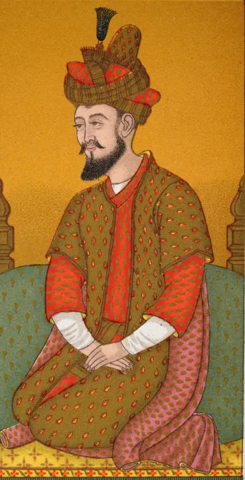 Framed Print : Indian man of the court of the Mughal emperor