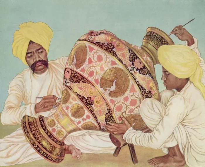 Framed Print : Indian Pottery