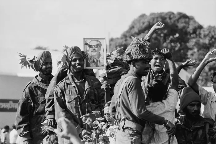 Framed Print : Indian Soldiers Celebrate Framed Print : Indian Soldiers Celebrate