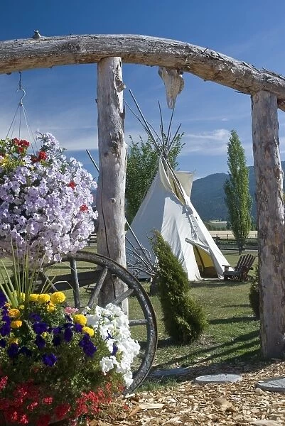 Indian Tepee, Armstrong, British Columbia, Canada