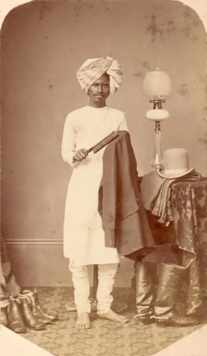 Framed Print : Indian Valet Framed Print : Indian Valet