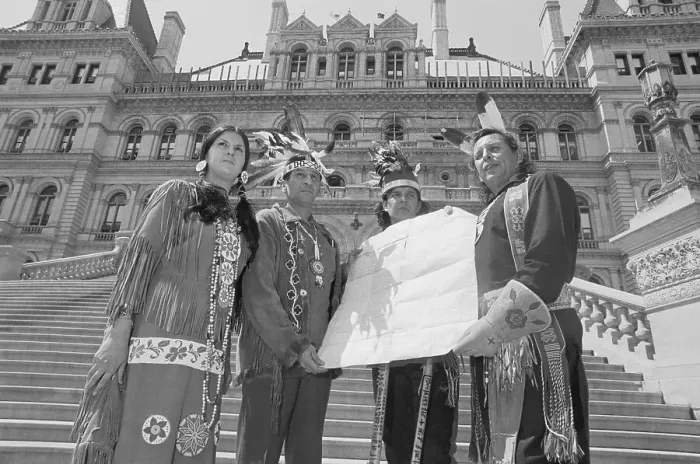 Framed Print : Indians Demonstrating at the Capitol Framed Print : Indians Demonstrating at the Capitol