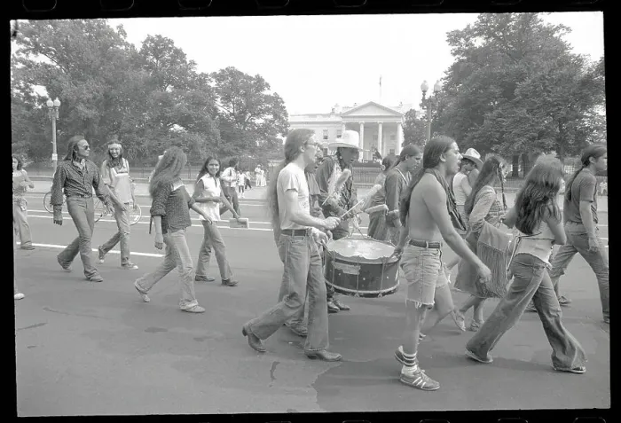 Framed Print : Indians Marching in Protest Framed Print : Indians Marching in Protest