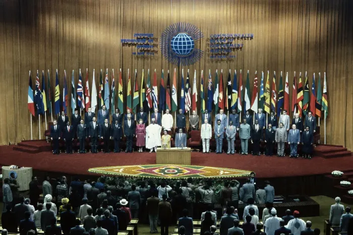 Framed Print : Indira Gandhi Opening Meeting