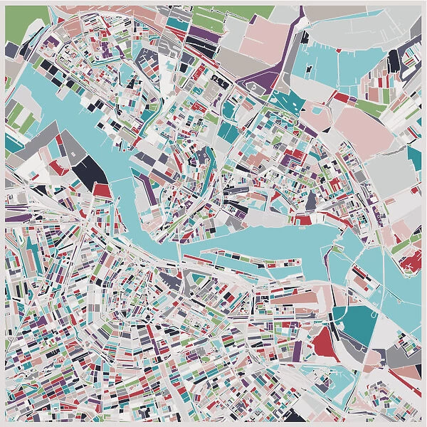 individuation map of Amsterdam city